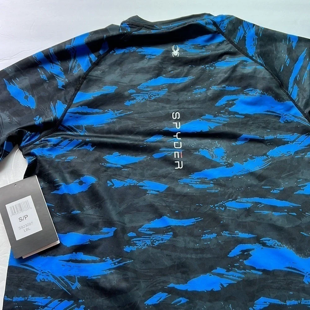 Spyder swim rash guard surf sand sun beach shirt size S/P NWT